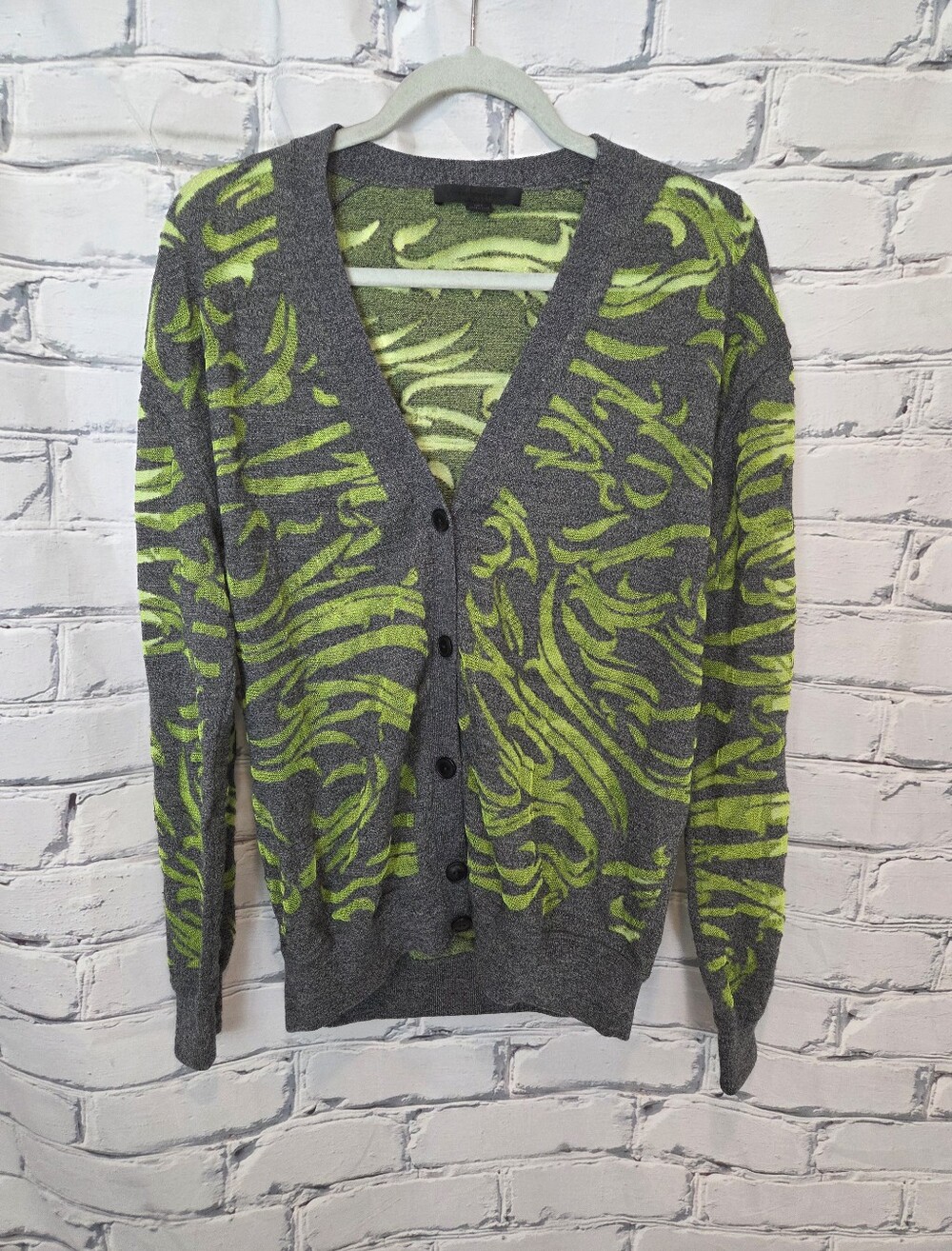 Alexander Wang Burnout Paisley Cardigan